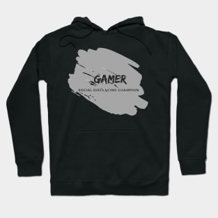 Gamer Social Distancing Champion Gaming Game Tournament for Teen Tween College gift Hoodie